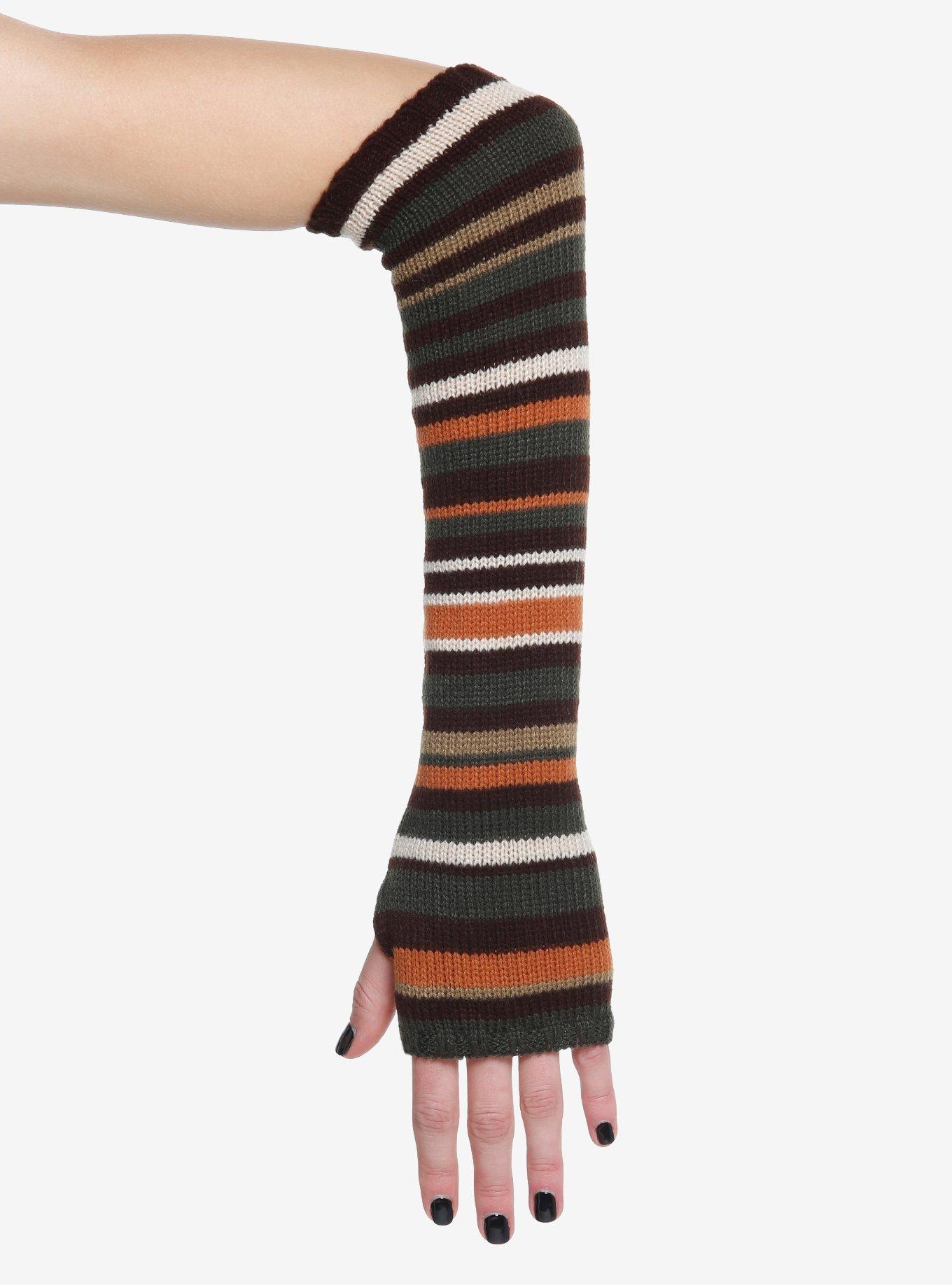 Warm Tones Stripe Arm Warmers, , alternate
