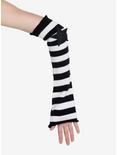 Black & White Stripe Star Arm Warmers, , alternate