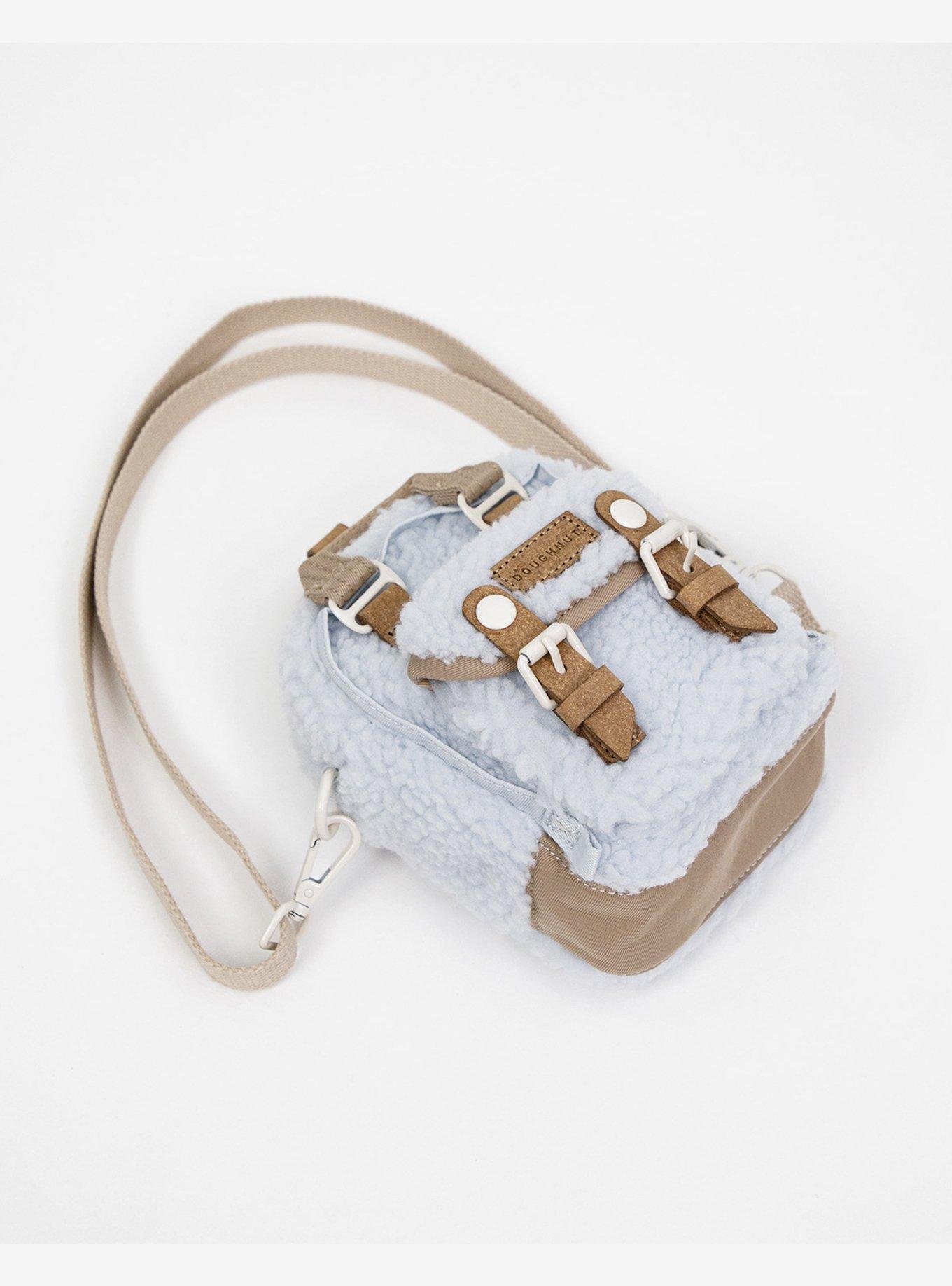 Doughnut Macaroon Tiny Fluffy Stadium Blue Lotus x Hazelnut Mini Crossbody Bag, , alternate