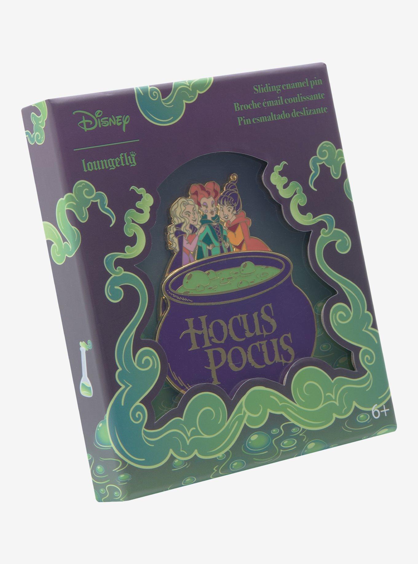 Loungefly Disney Hocus Pocus Cauldron Glow-In-The-Dark Enamel Pin, , alternate