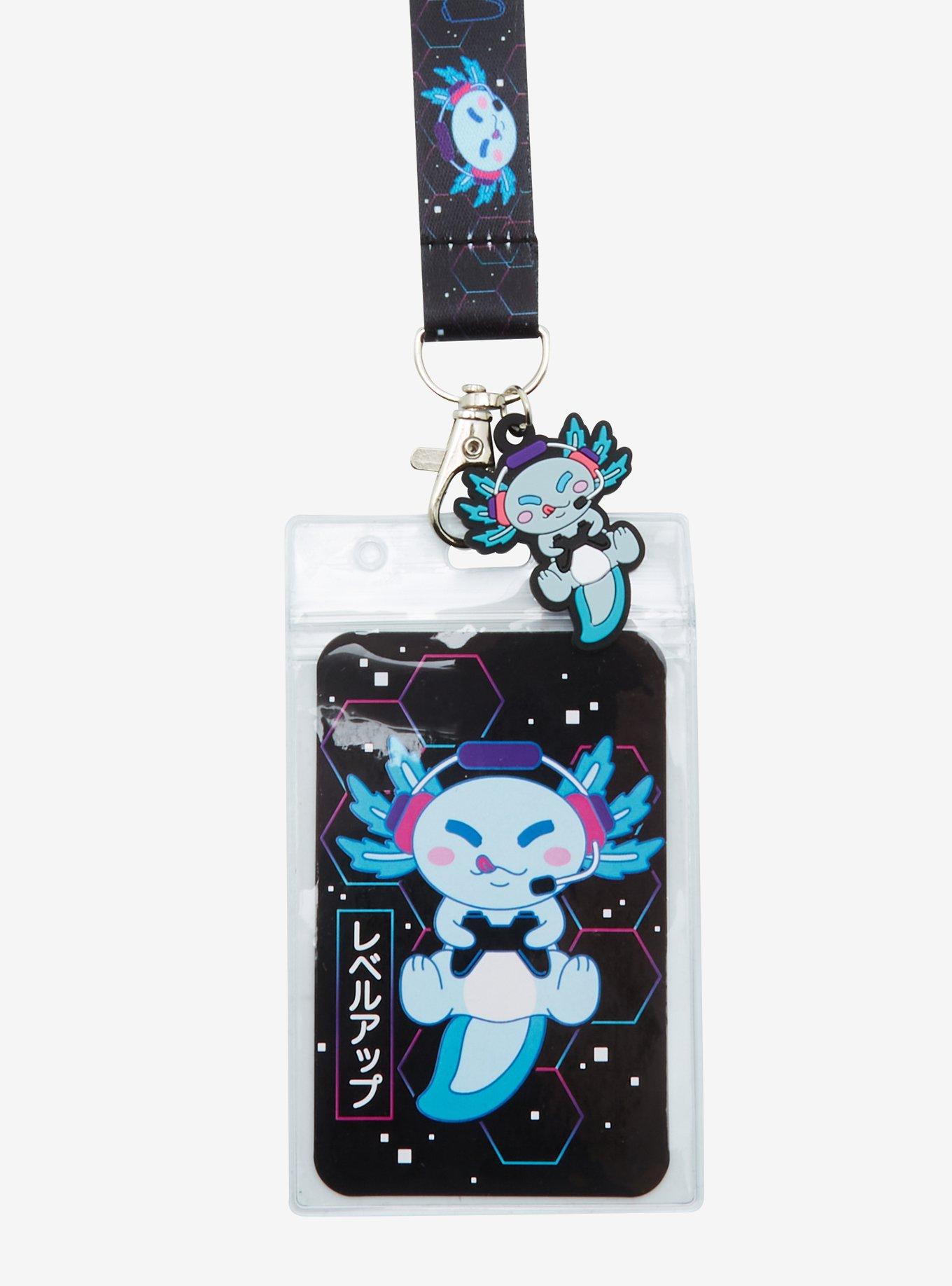 Axolotl Gamer Lanyard, , alternate