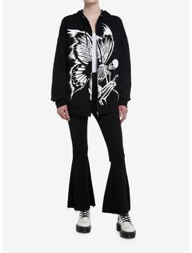 Thorn & Fable Skeleton Fairy Girls Oversized Hoodie, , hi-res