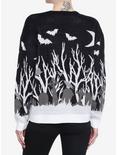 Thorn & Fable Cemetery Girls Sweater, BLACK, alternate