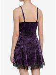 Cosmic Aura Purple Velvet Slip Dress, BLACKBERRY CORDIAL, alternate