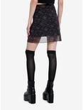 Thorn & Fable Skeleton Fairy Mesh Skirt, BLACK, alternate