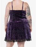 Cosmic Aura Purple Velvet Slip Dress Plus Size, BLACKBERRY CORDIAL, alternate