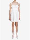 White Angel Wings Lace Cami Dress, BRIGHT WHITE, alternate