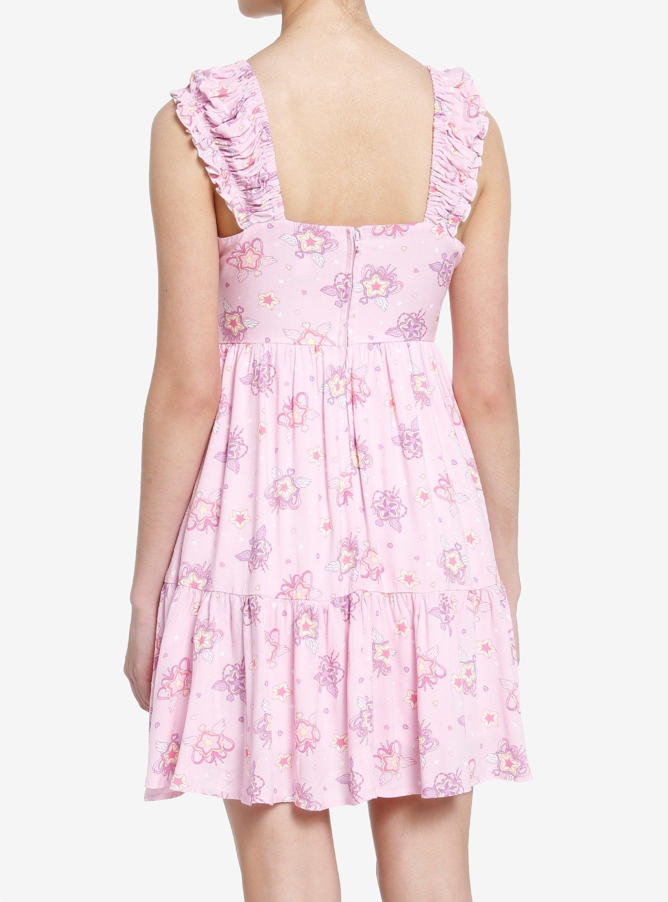 Sweet Society Kawaii Heart Lace-Up Dress, MULTI, alternate