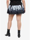 Thorn & Fable Graveyard Garter Skirt Plus Size, BLACK, alternate