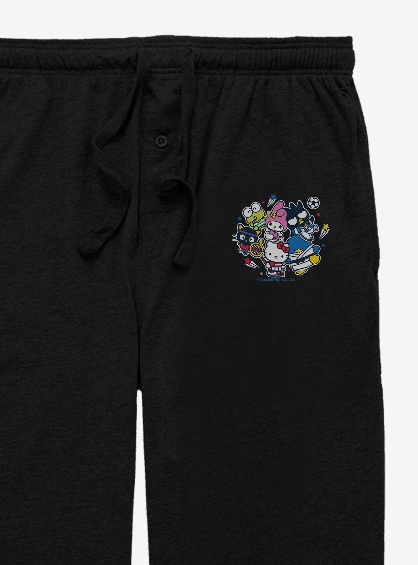 Hello Kitty And Friends Sports Pajama Pants, BLACK, alternate