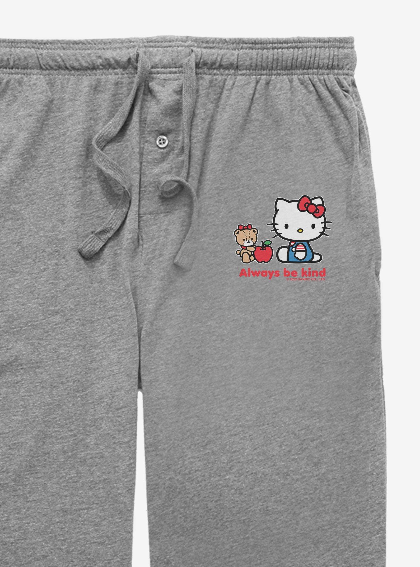 Hello Kitty Always Be Kind Apple Pajama Pants, GRAPHITE HEATHER, alternate