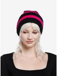 Pink & Blue Stripe Crochet Gnome Hat, , alternate