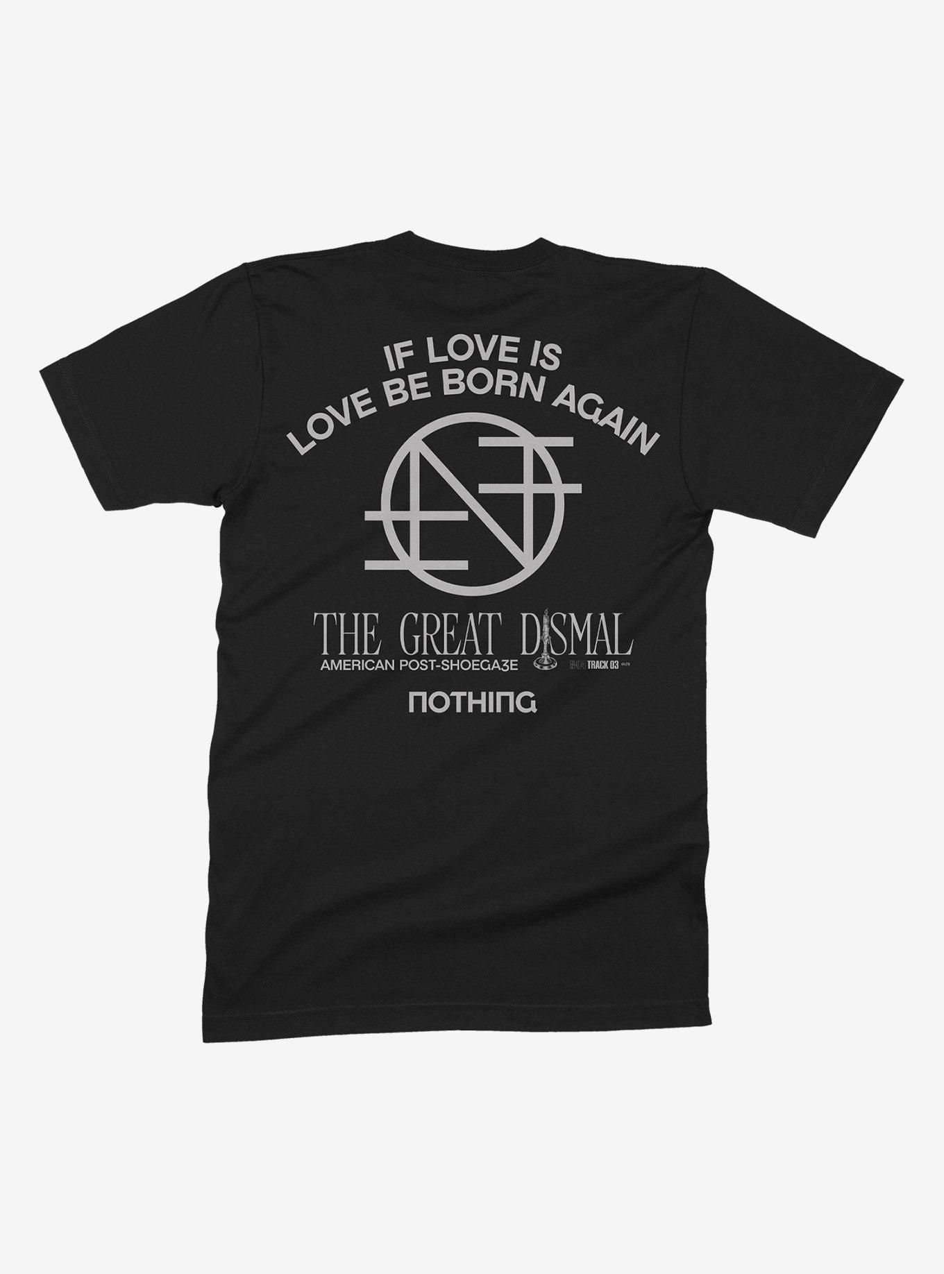 Nothing The Great Dismal Boyfriend Fit Girls T-Shirt, BLACK, alternate