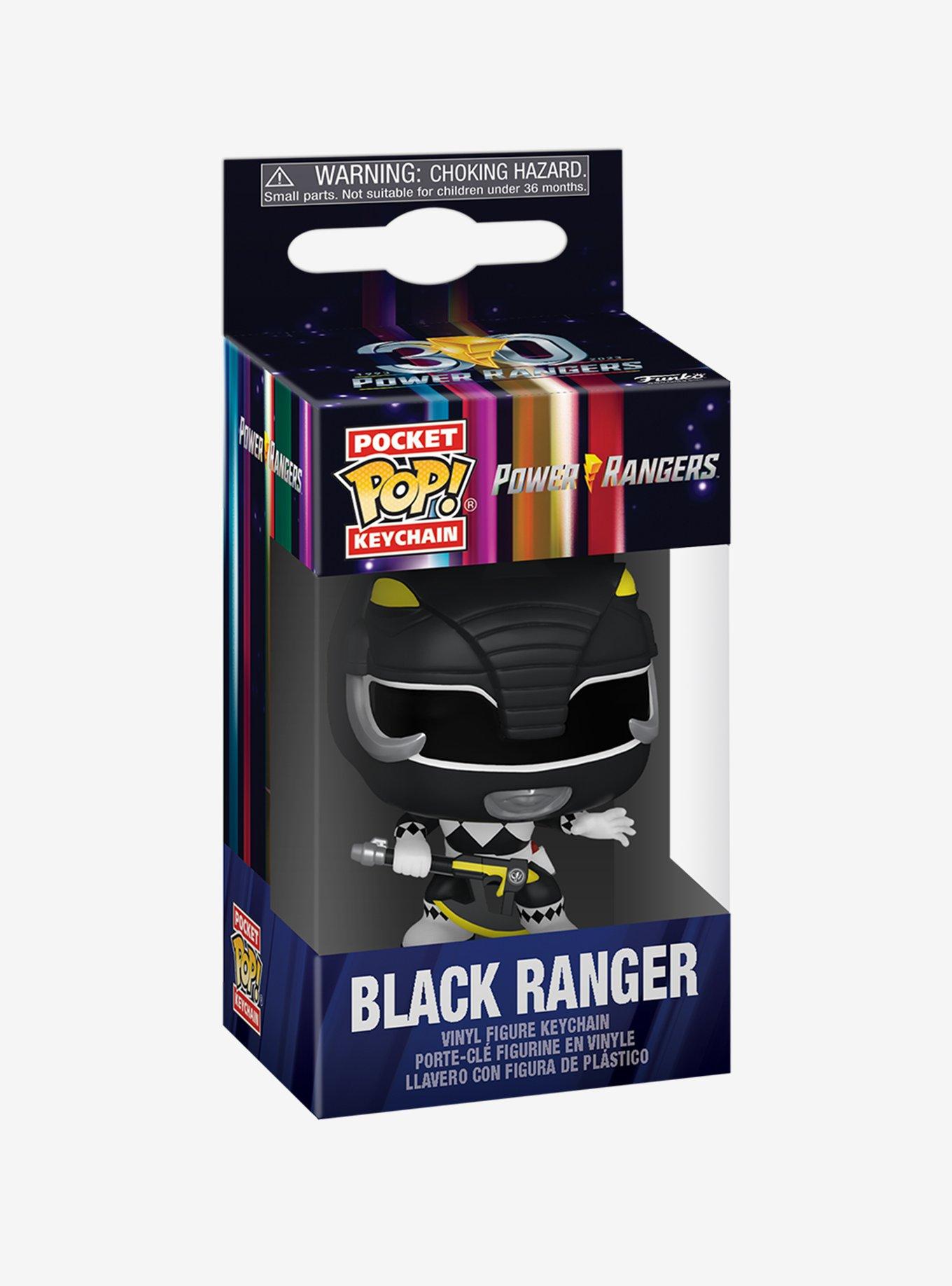 Funko Pocket Pop! Power Rangers Black Ranger Vinyl Keychain, , hi-res