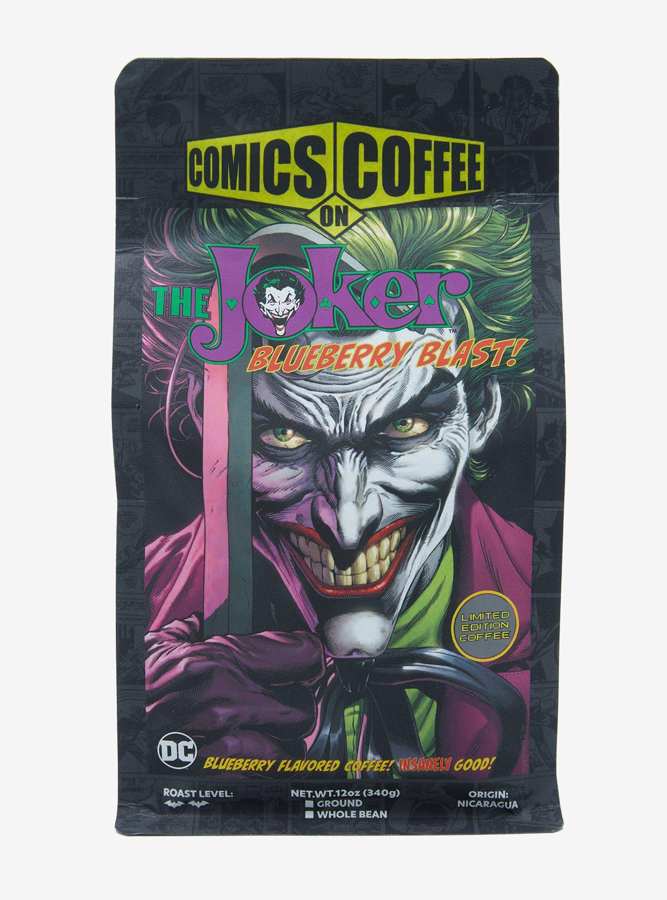 Comics On Coffee DC Comics The Joker Blueberry Blast! Coffee, , alternate