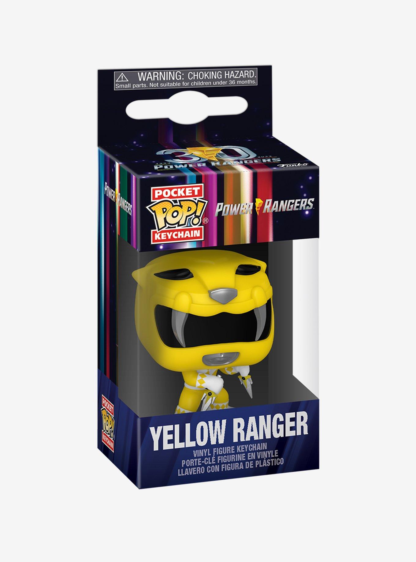 Funko Pocket Pop! Power Rangers Yellow Ranger Vinyl Keychain, , hi-res