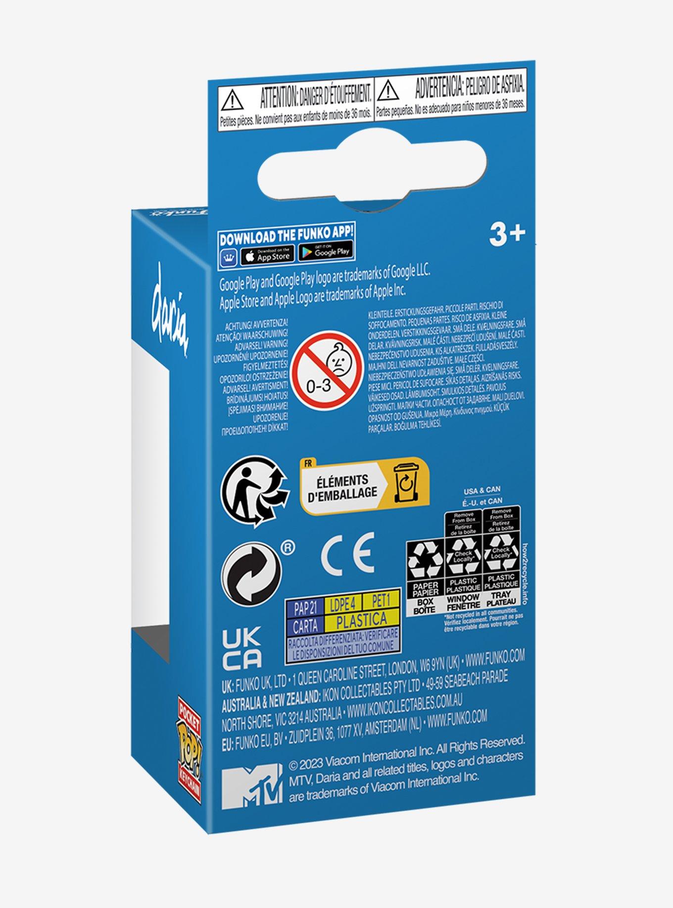 Funko Pocket Pop! Daria Jodie Landon Vinyl Keychain, , alternate