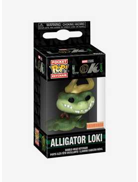 Funko Pocket Pop! Marvel Loki Alligator Loki Vinyl Keychain - BoxLunch Exclusive, , hi-res