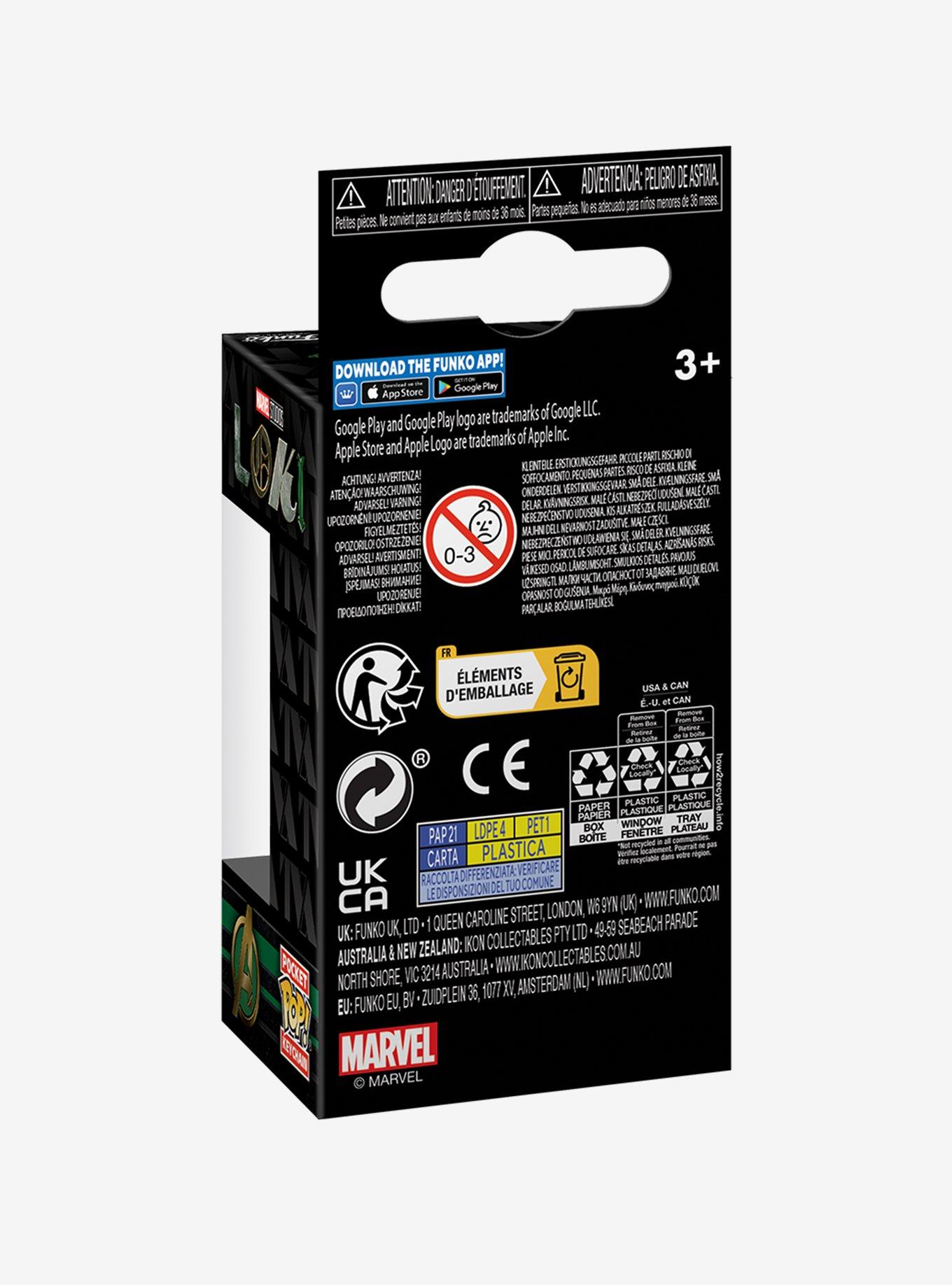 Funko Pocket Pop! Marvel Loki Alligator Loki Vinyl Keychain - BoxLunch Exclusive, , alternate