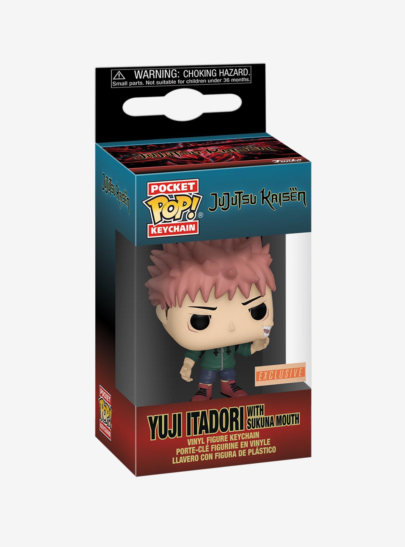 Funko Pocket Pop! Jujutsu Kaisen Yuji Itadori with Sukuna Mouth Vinyl Keychain - BoxLunch Exclusive, , alternate