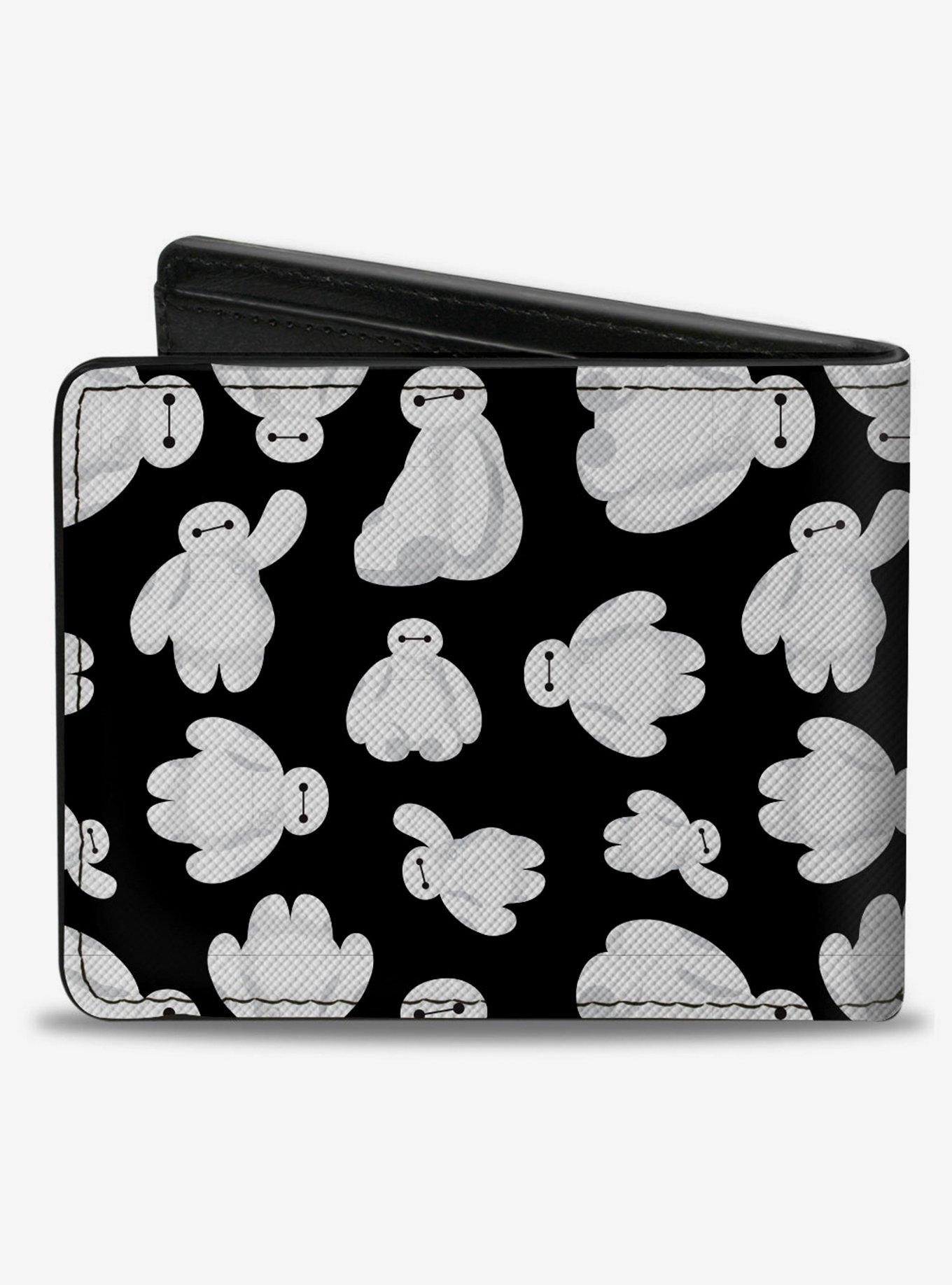 Disney Big Hero 6 Baymax Poses Scattered Bifold Wallet, , alternate