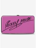 Disney Mickey Mouse Face Character Close Up and Autograph Hinged Wallet, , alternate