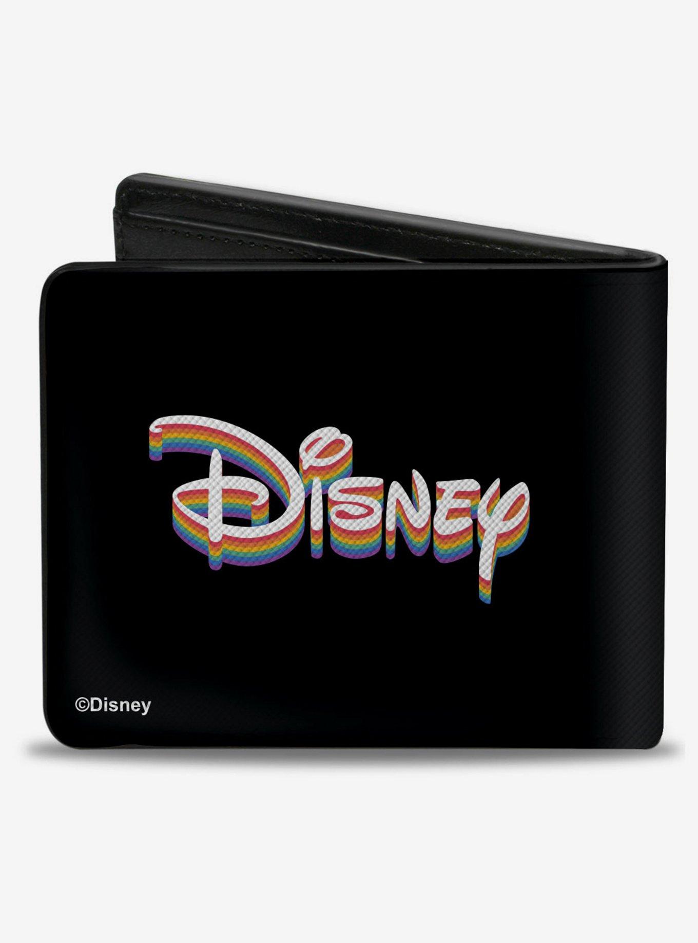 Disney Mickey Mouse Smiling Face and Pride Signature Bifold Wallet, , hi-res