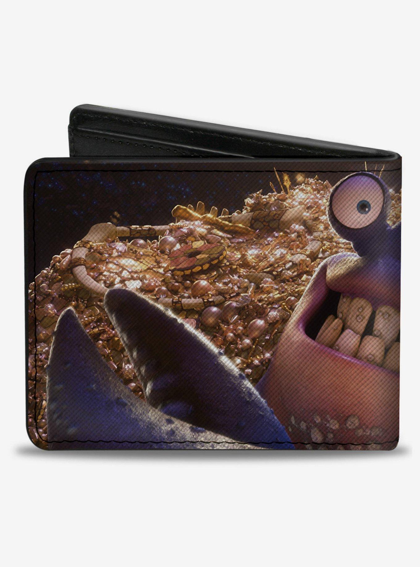 Disney Moana Tamatoa Smiling Face Treasure Pose Bifold Wallet, , hi-res