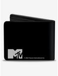 MTV Est. 1981 Text and Logo Bifold Wallet, , alternate