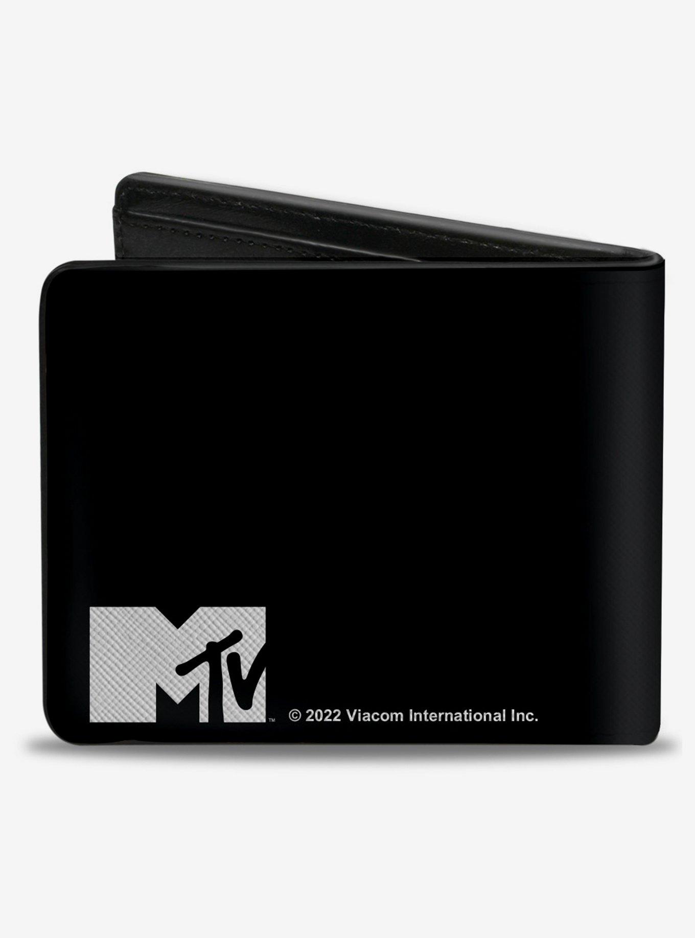 MTV Est. 1981 Text and Logo Bifold Wallet, , hi-res