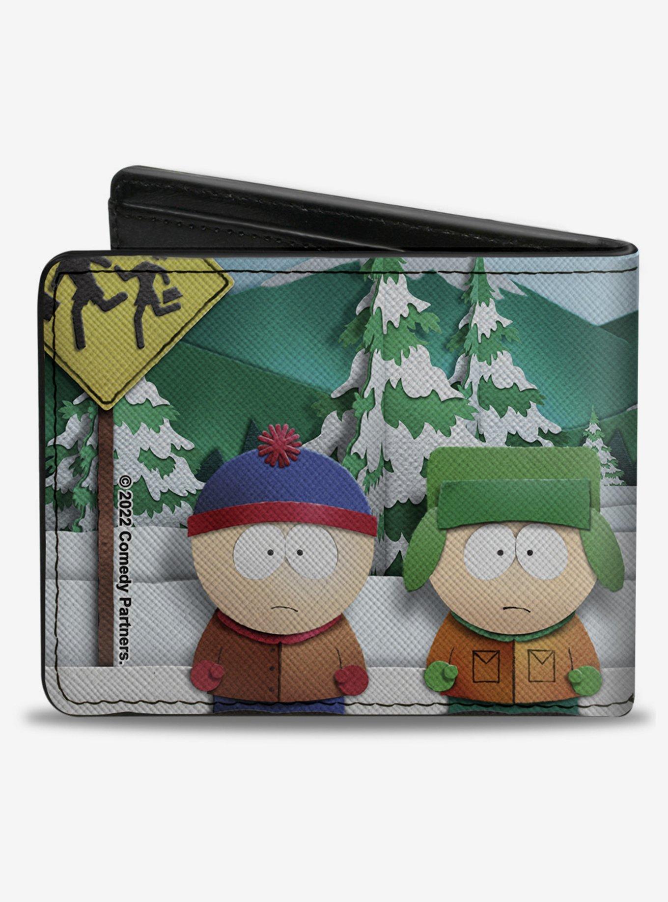 South Park Bus Stop Boys Group Pose Bifold Wallet, , hi-res