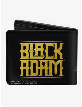 DC Comics Black Adam Pose and Title Logo Bifold Wallet, , hi-res