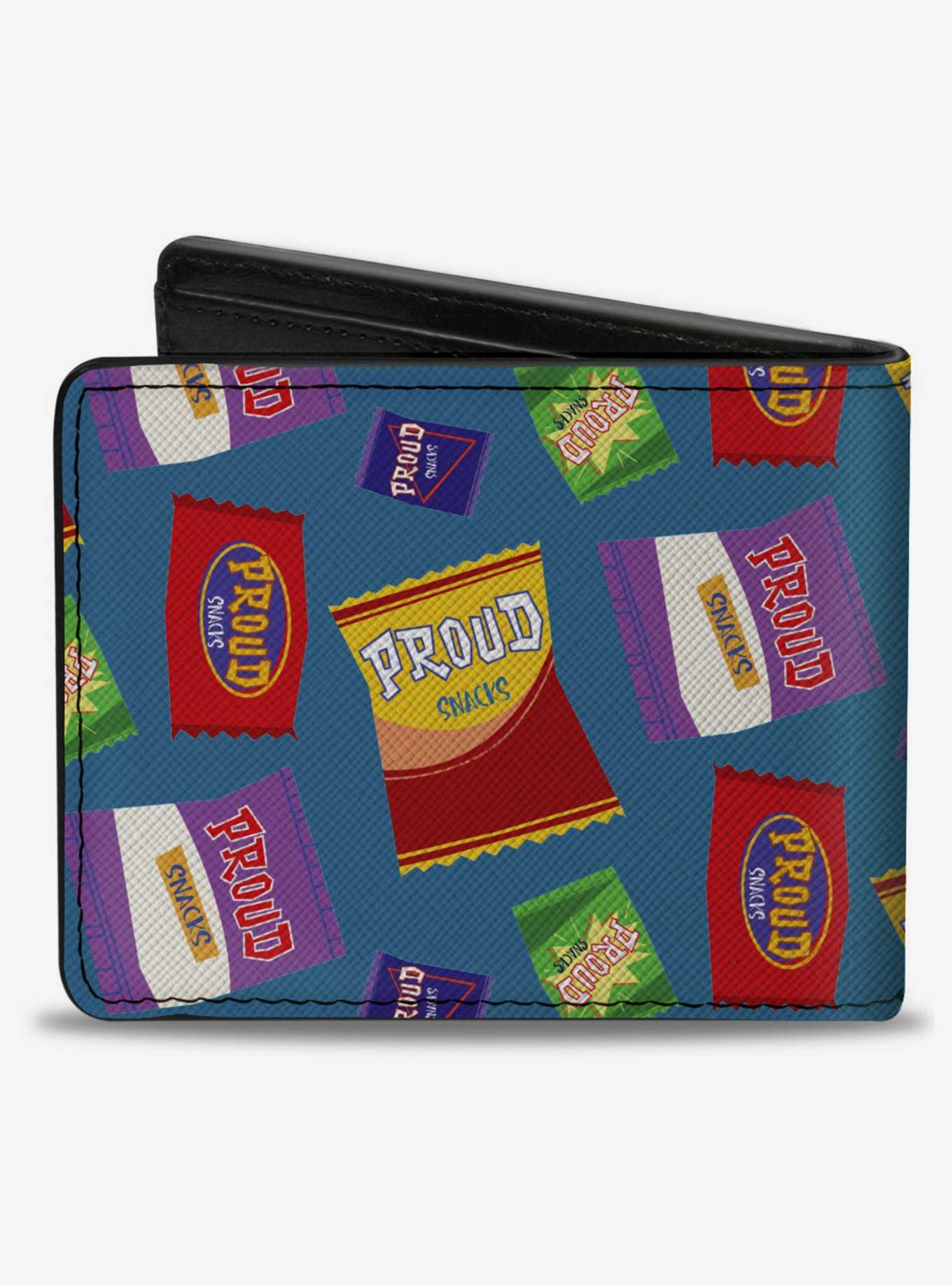 Disney The Proud Family Snacks Scattered Bifold Wallet, , hi-res