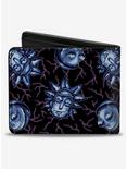 Rick and Morty Electric Faces Scattered Bifold Wallet, , alternate