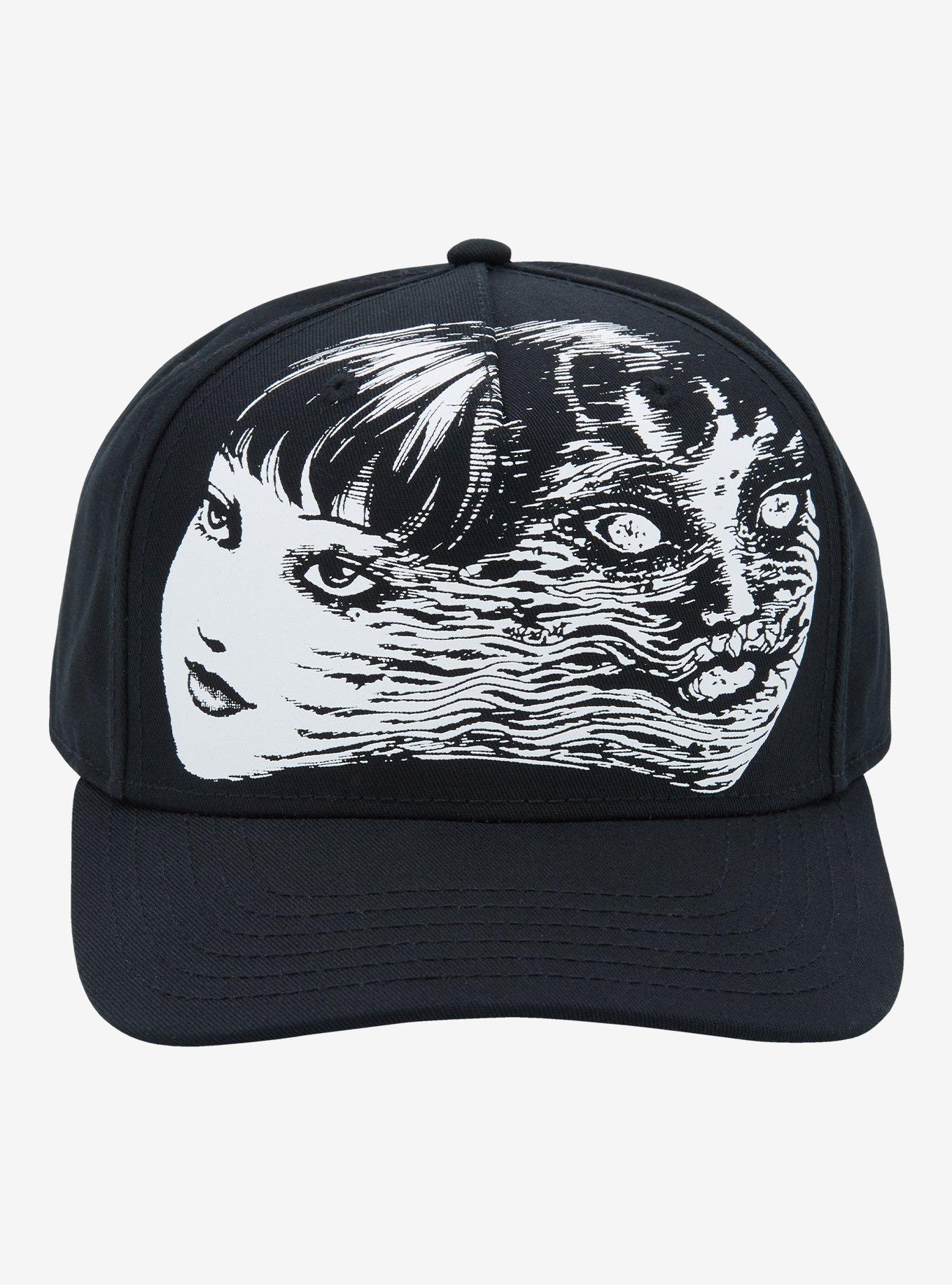 Junji Ito Tomie Face Snapback Hat, , alternate