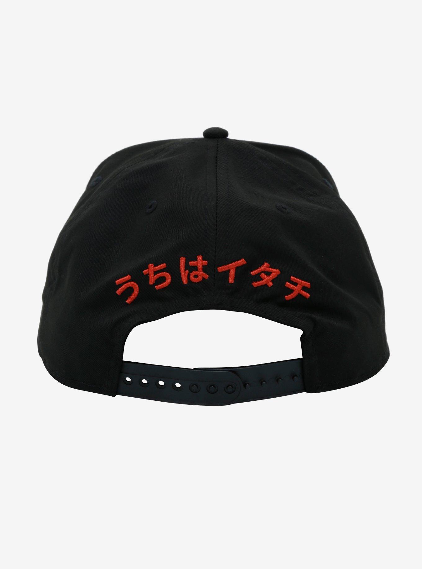 Naruto Shippuden Itachi Flames Snapback Hat, , alternate