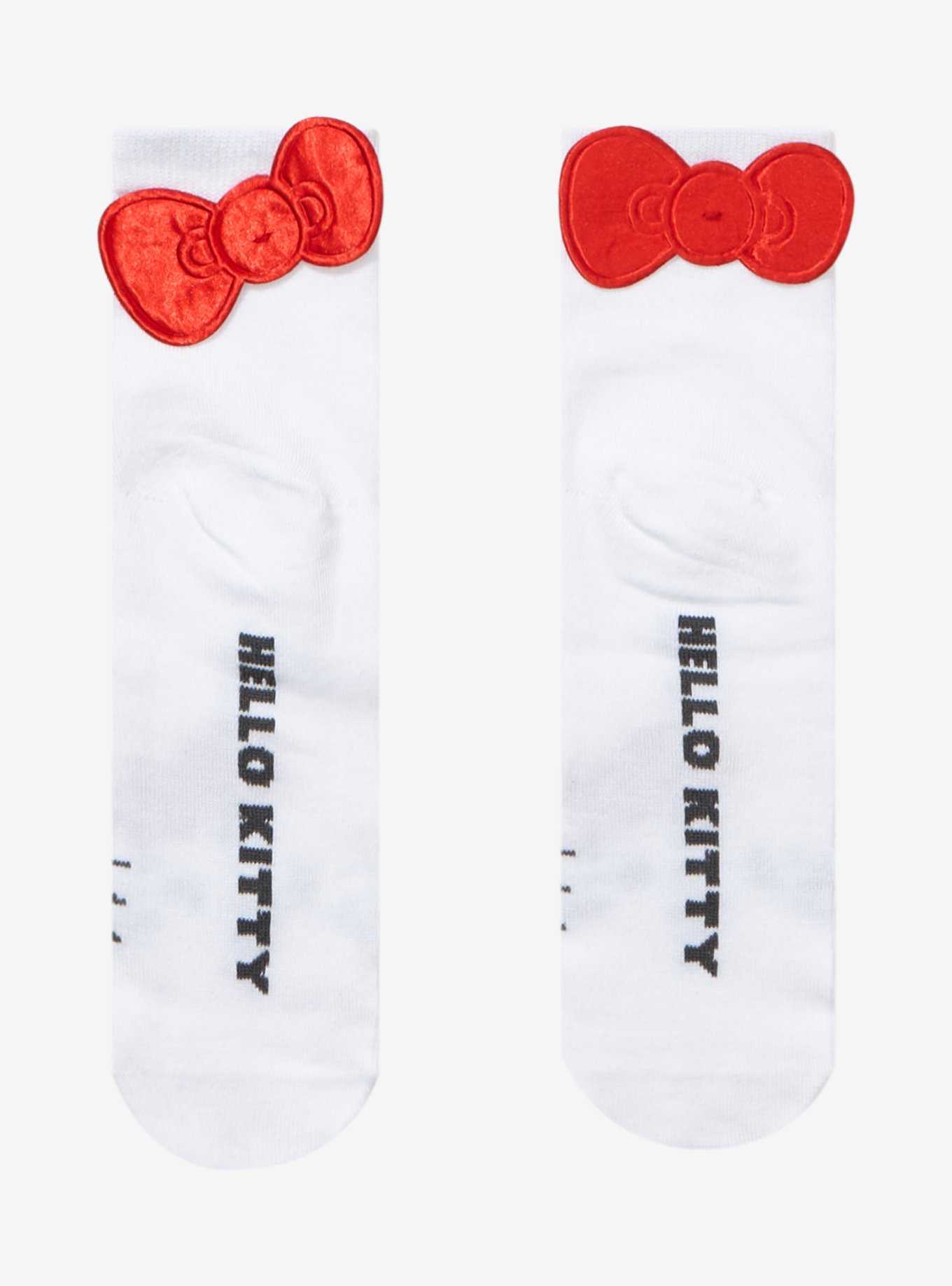 Hello Kitty Red Bow Ankle Socks, , hi-res