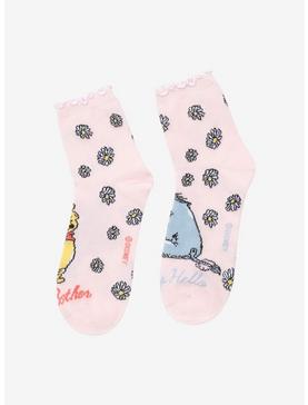 Disney Winnie The Pooh & Eeyore Flower Ankle Socks, , hi-res
