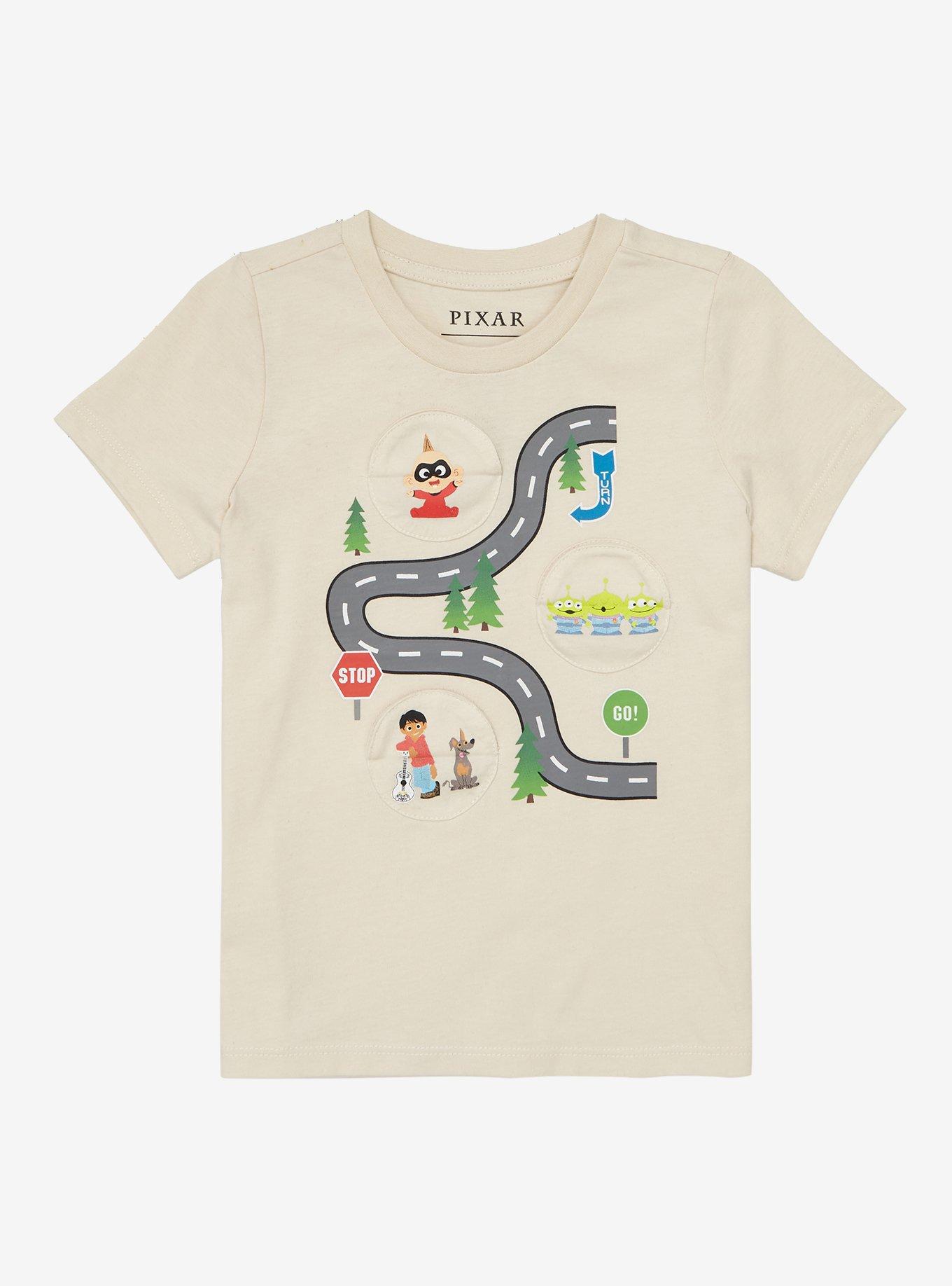 Our Universe Disney Pixar Food Trucks Flip Panels Toddler T-Shirt - BoxLunch Exclusive, NATURAL, alternate