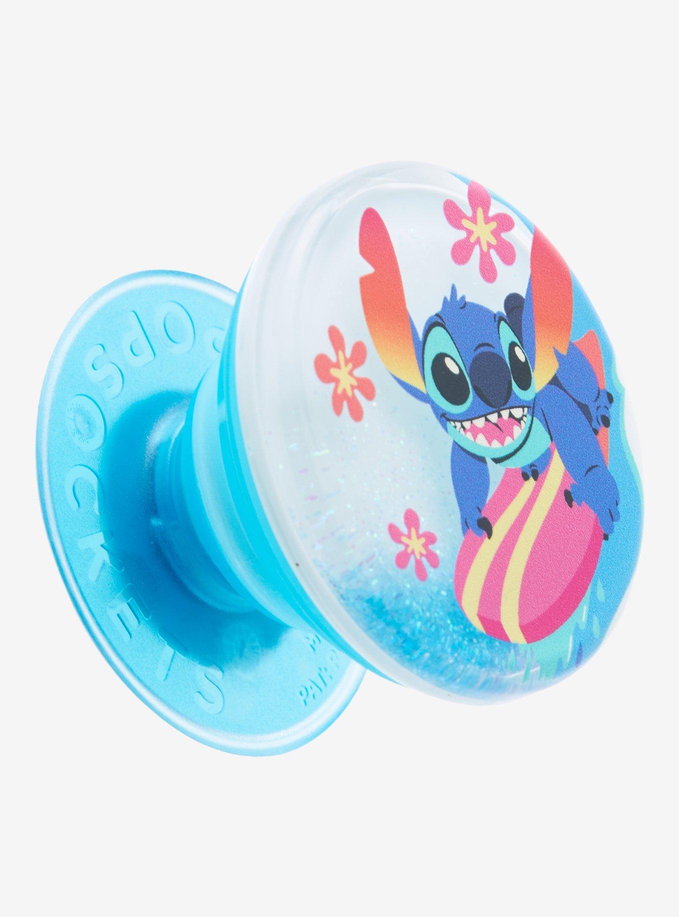 Disney Lilo & Stitch Glitter Surfing Stitch PopSocket PopGrip, , alternate