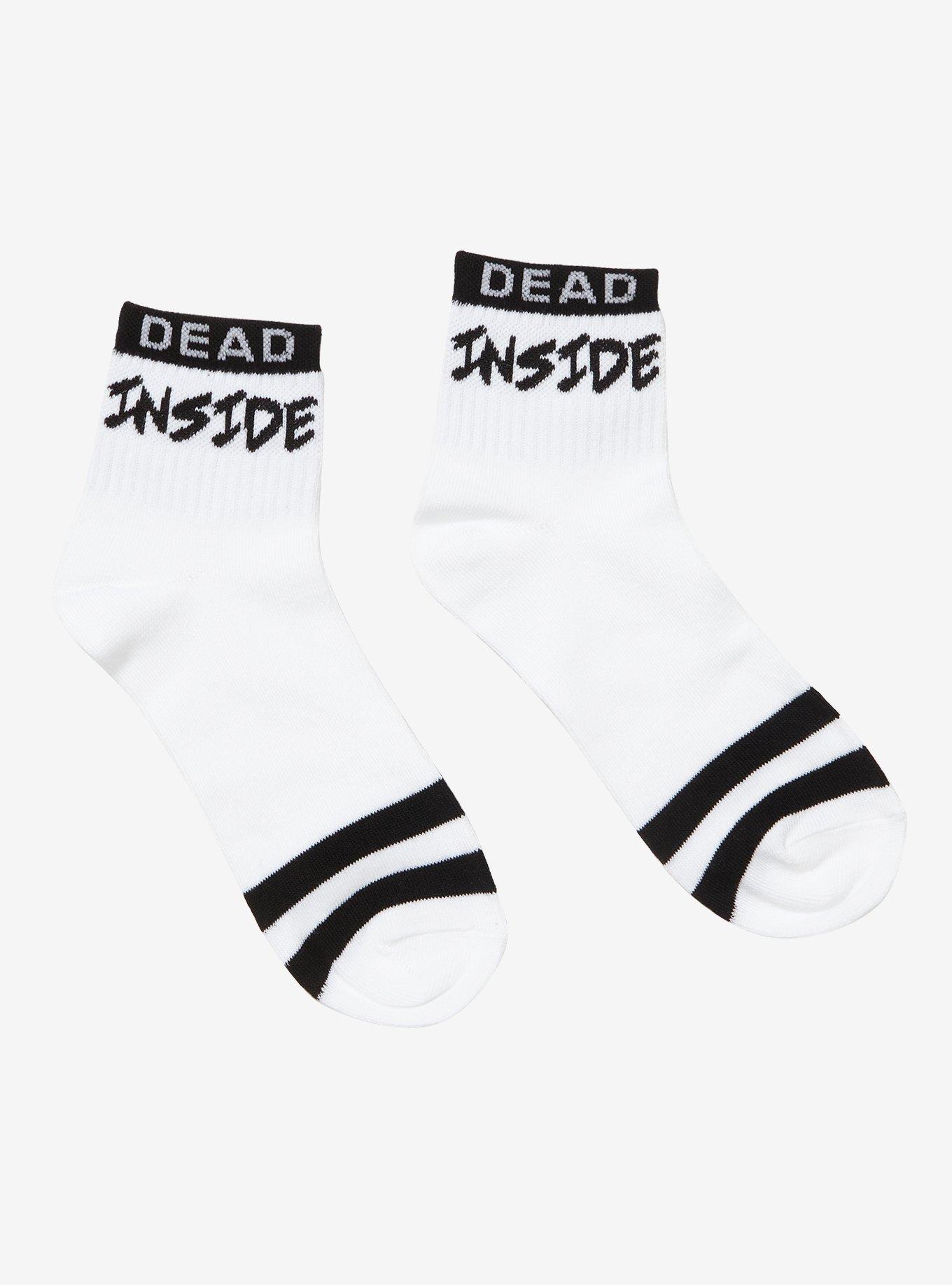 Dead Inside Ankle Socks, , alternate