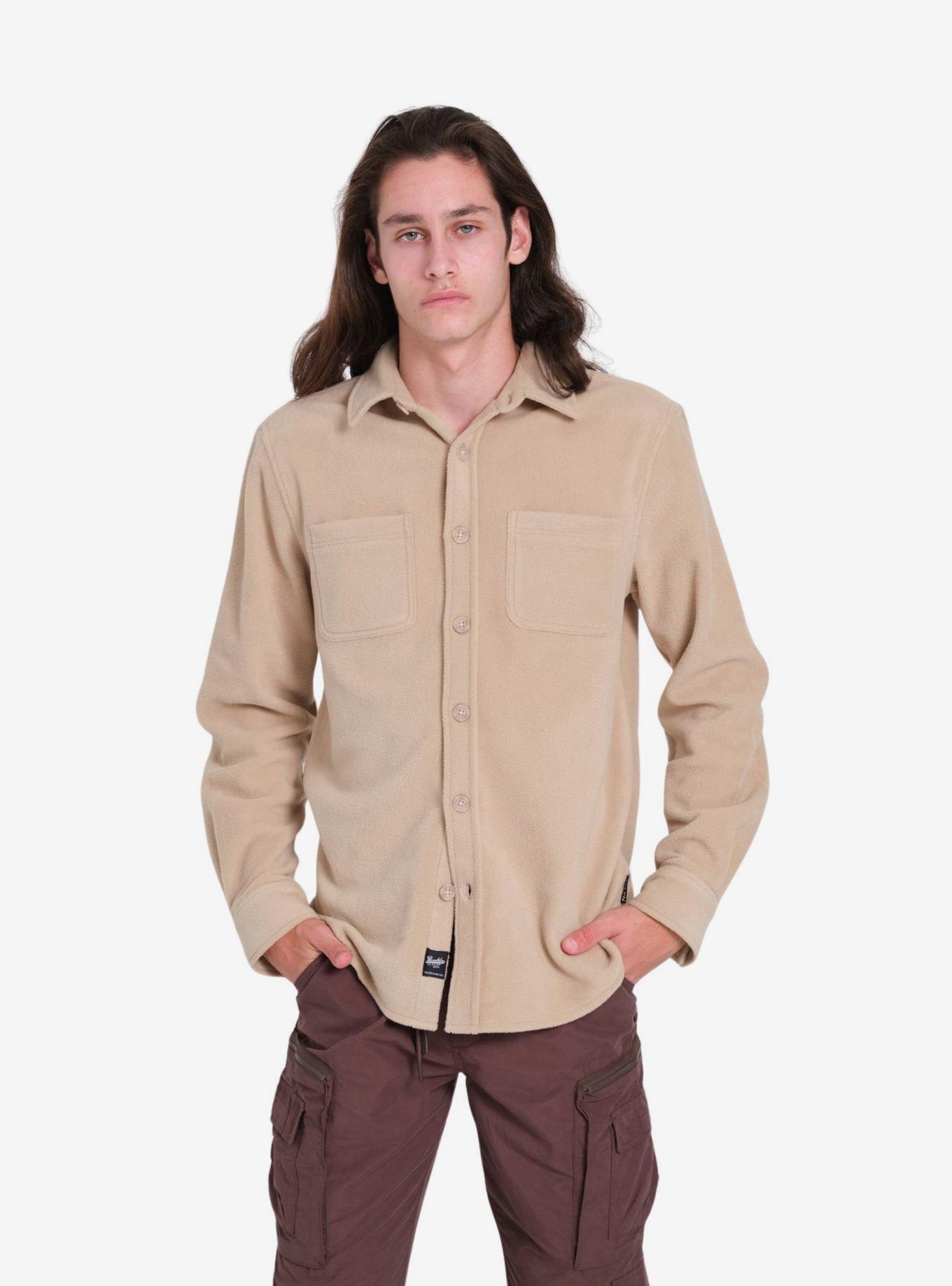 Khaki Heavy Knit Shacket, KHAKI, alternate
