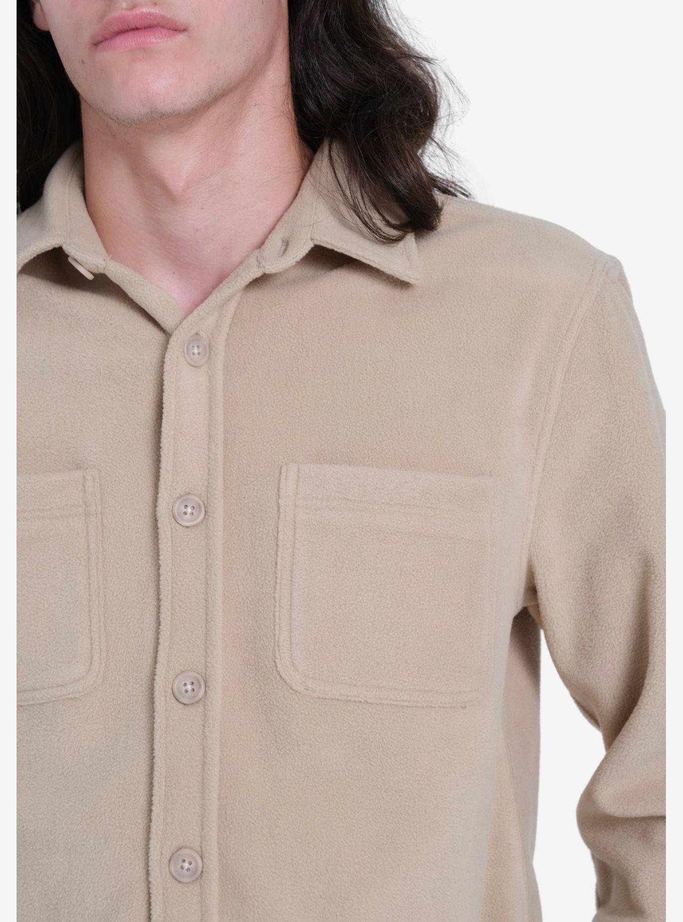 Khaki Heavy Knit Shacket, KHAKI, alternate