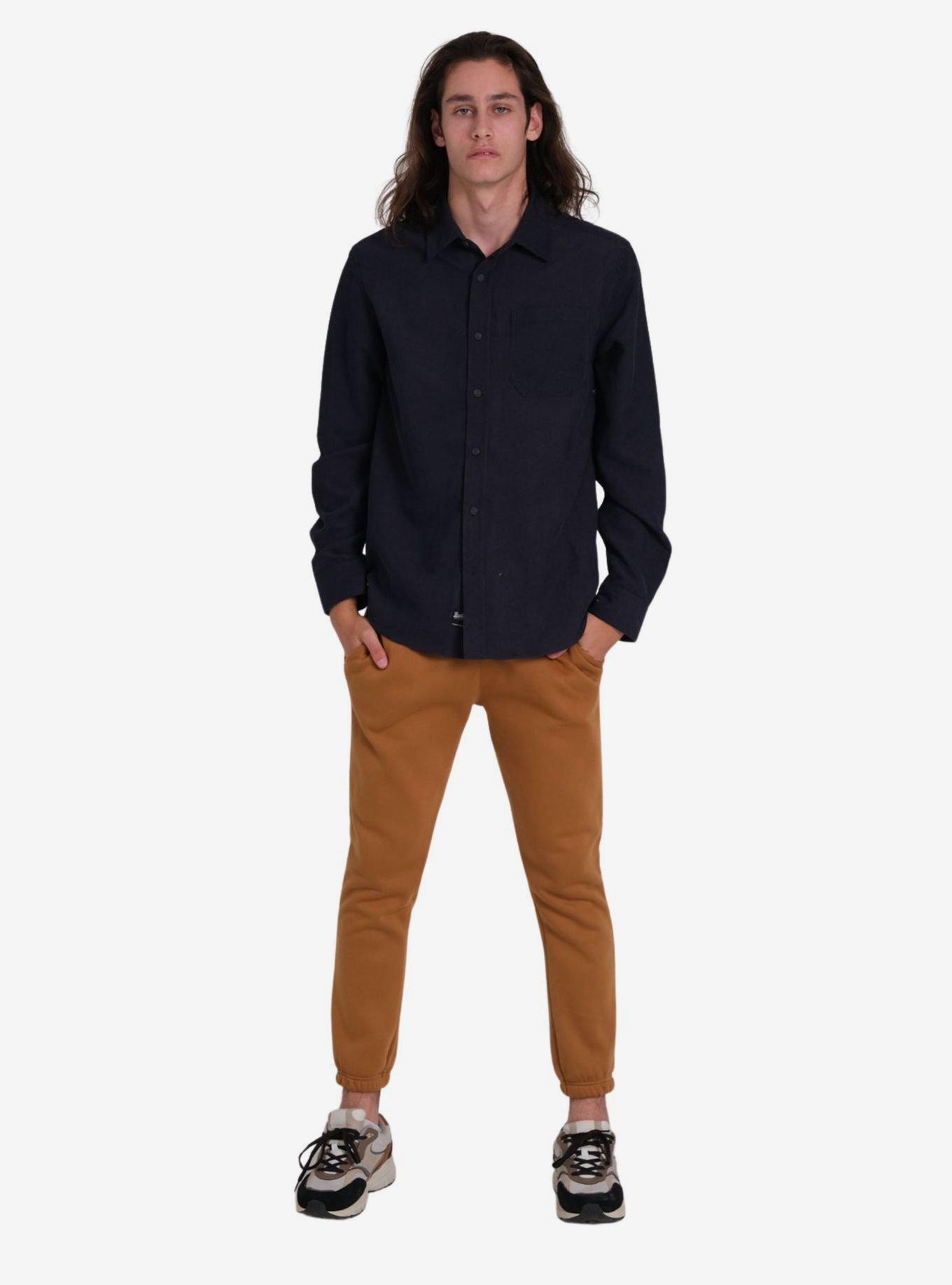 Navy Corduroy Button-Up, BLUE, alternate