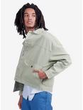 Sage Bull Denim Workwear Jacket, GREEN, alternate