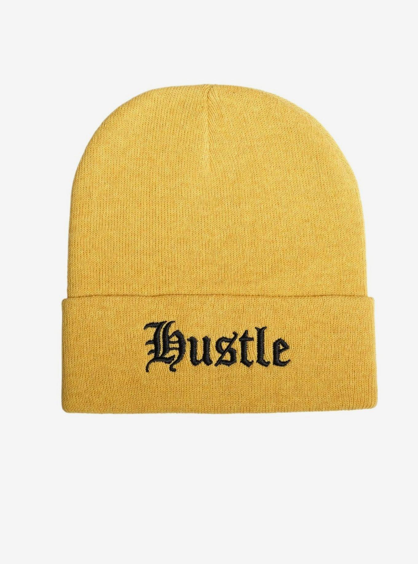 Yellow Hustle Beanie 2 Pack, , alternate