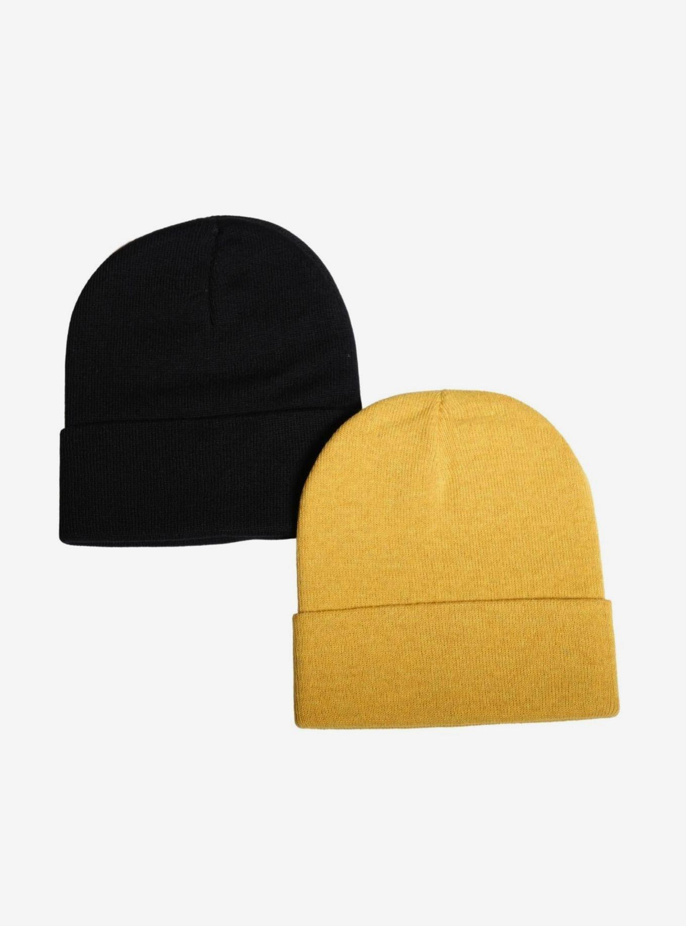 Yellow Hustle Beanie 2 Pack, , alternate