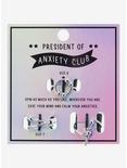 President of Anxiety Club Fidget Ring Set , , alternate