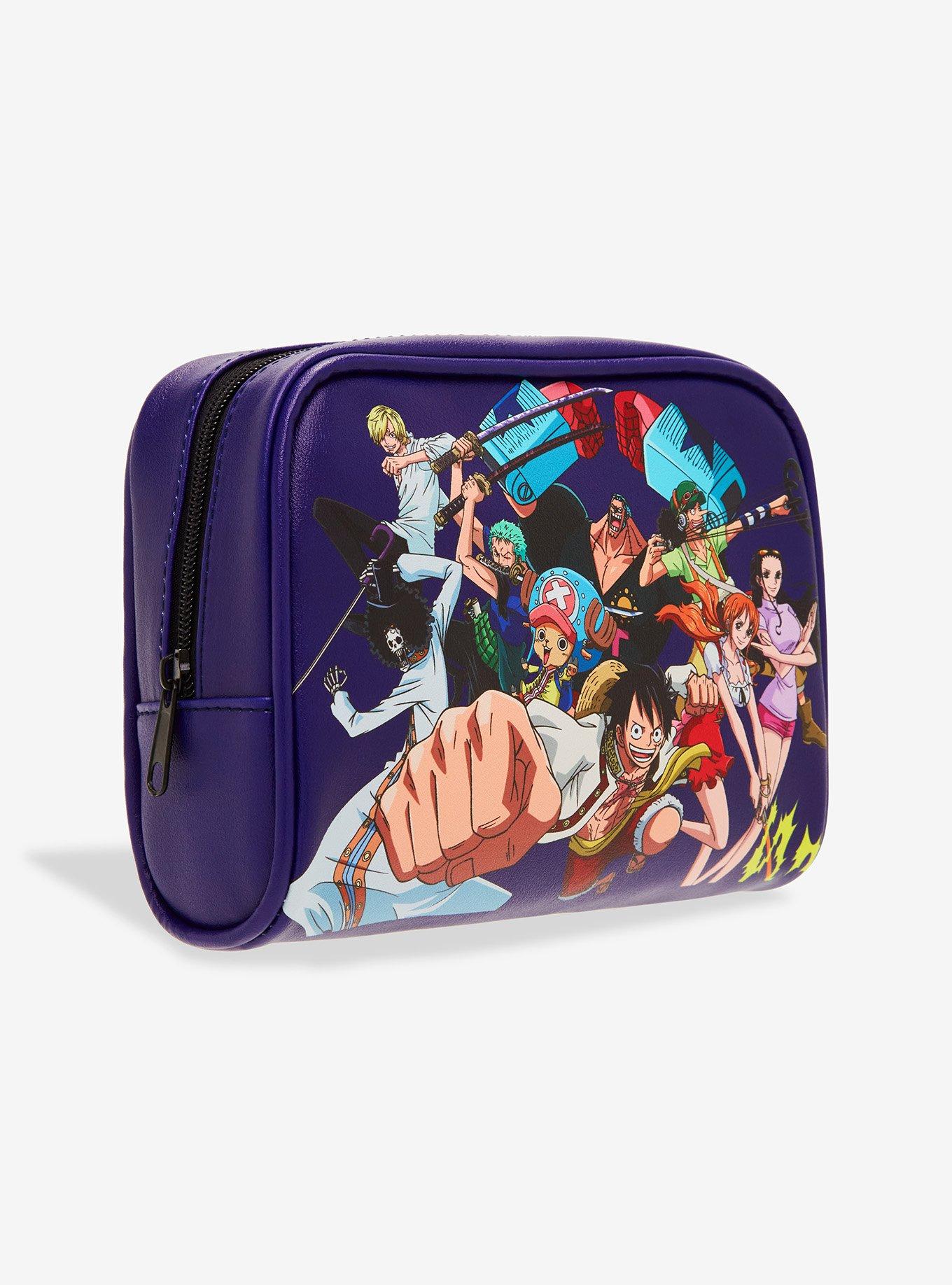 One Piece Straw Hat Crew Portrait Cosmetic Bag, , alternate