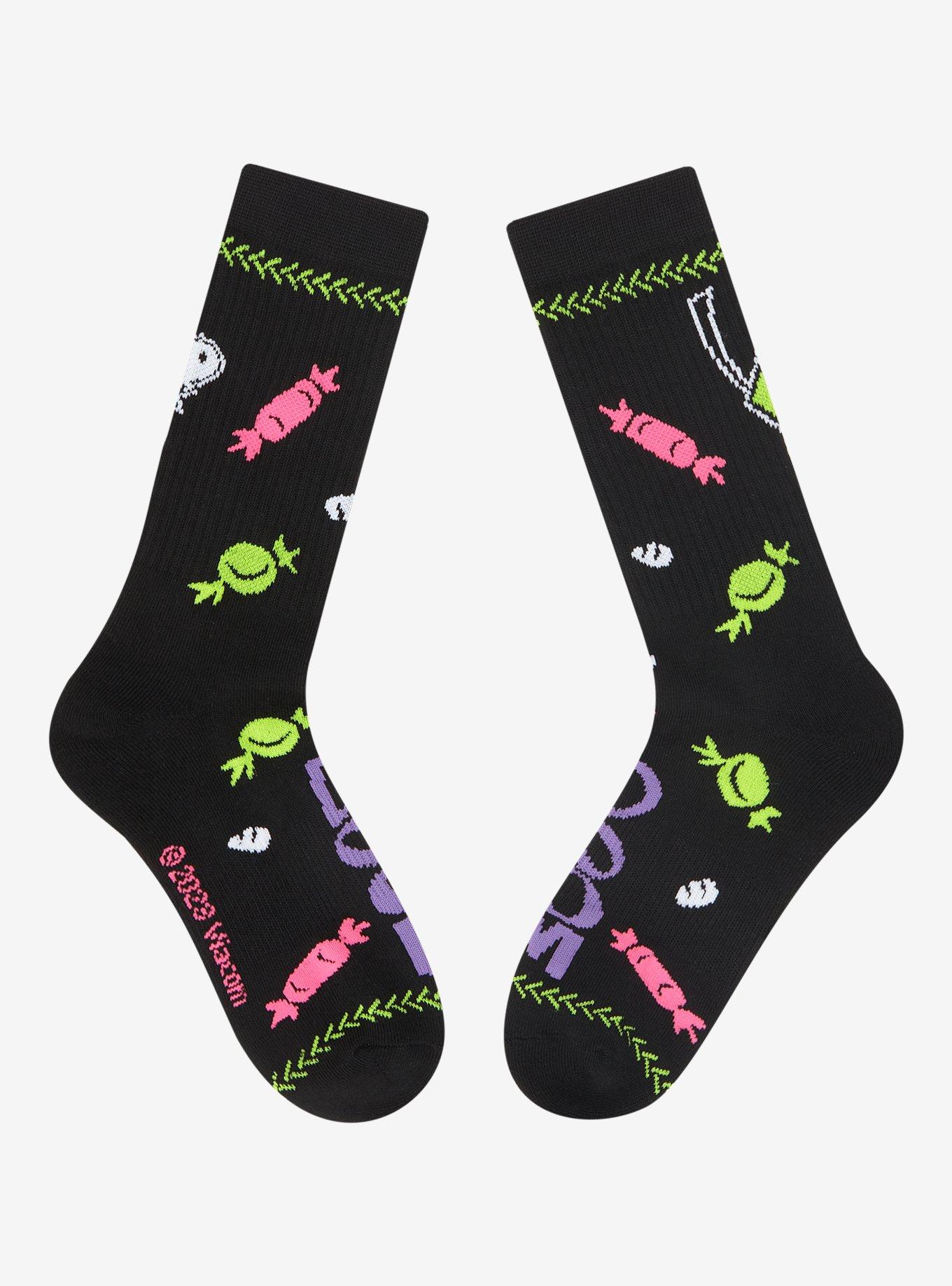 Invader Zim GIR Candy Crew Socks, , alternate